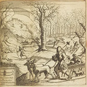 Old Russia Prints: Trip to Moscow in 1673, 1673. Creator: Brand, Johann Arnold von (1647-1691)