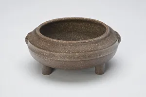 Incense Gallery: Tripod Incense Burner, Qing dynasty (1644-1911), 17th century. Creator: Chen Mingyuan