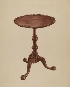 Rothkrantz Lorenz Prints: Tripod Stand, 1935 / 1942. Creator: Lorenz Rothkrantz