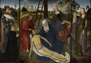 1480 Prints: Triptych of Adriaan Reins, 1480. Creator: Memling; Hans (1433/40-1494)