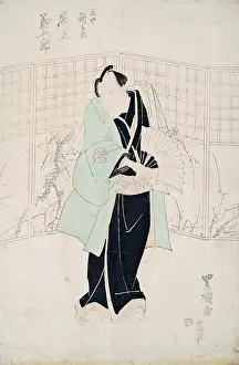 Kabuki Prints: Triptych of Kabuki Actors (2), 1825-1830. Creator: Utagawa Toyokuni II