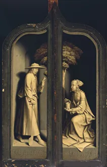 Bellegambe Prints: Triptych of the Lamentation of Christ. (Reverse: Noli me tangere)