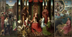 Bruges Prints: Triptych of Saints John the Baptist and John the Evangelist