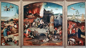 Antony Of Thebes Gallery: Triptych of the Temptation of St Anthony, c1480-1516. Artist: Hieronymus Bosch