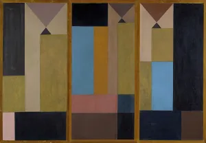 Schwitzerland Prints: Triptych. Vertical-Horizontal Composition with Reciprocal Triangles