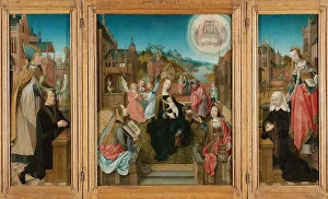 Tours St Martin Of Prints: Triptych with Virgin and Child with Saints (center)