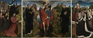 Christian Martyr Collection: Triptych of Willem Moreel, 1484. Artist: Memling, Hans (1433 / 40-1494)