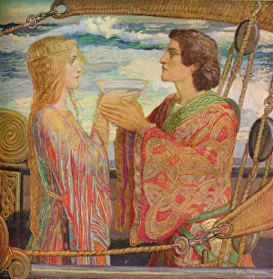 Blonde Prints: Tristan and Isolde, 1912. Artist: John Duncan