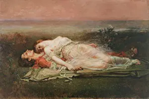 Tristan and Isolde (Death), 1910. Creator: Egusquiza y Barrena, Rogelio de (1845-1915)