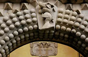 Triton Gate, Pena Palace complex, Sintra, Portugal, 2008. Creator: Unknown