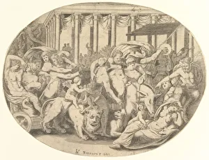 Revelry Prints: The Triumph of Bacchus, 16th century. Creator: Unknown