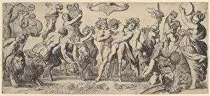 Dionysos Collection: Triumph of Bacchus, 17th century. Creator: Pierre Brebiette