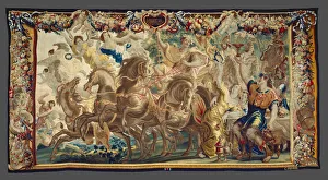 Winged Figures Prints: The Triumph of Caesar from The Story of Caesar and Cleopatra, Flanders, c. 1680