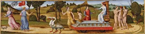 The Triumph of Chastity, c. 1500. Artist: Anonymous, (Pseudo Granacci The Triumph of Chastity, c. 1500. Artist: Anonymous, (Pseudo Granacci