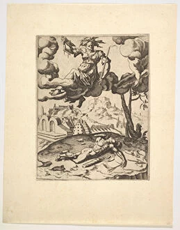 Dirck Volckertsz Coornhert Gallery: The Triumph of Chastity from The Triumphs of Petrarch, ca. 1548-49. Creator: Unknown