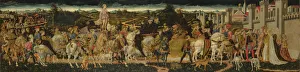 The Triumph of David, c. 1450. Artist: Pesellino, Francesco di Stefano (1422-1457) The Triumph of David, c. 1450. Artist: Pesellino, Francesco di Stefano (1422-1457)