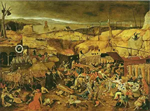 Bruegel Pieter The Younger Prints: The Triumph of Death, 1626. Creator: Pieter Brueghel the Younger