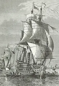 Noel Prints: Triumph of Duquesne over Ruyter