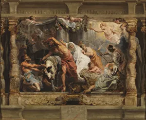 The Triumph of the Eucharist over Idolatry, 1625-1626. Artist: Rubens The Triumph of the Eucharist over Idolatry, 1625-1626. Artist: Rubens