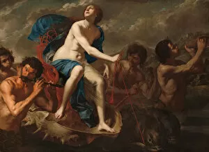 Coral Gallery: The Triumph of Galatea, c. 1650. Creator: Bernardo Cavallino