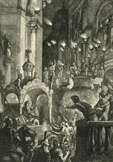 Parade Prints: Triumph of Heraclius at Constantinople, (629AD), 1890. Creator: Unknown
