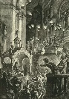 Triumph of Heraclius at Constantinople, (629AD), 1890. Creator: Unknown