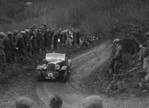 Burt Collection: Triumph of HF Burt competing in the MCC Lands End Trial, 1935. Artist: Bill Brunell