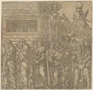 Frieze Prints: The Triumph of Julius Caesar, 1599. Creator: Andrea Andreani