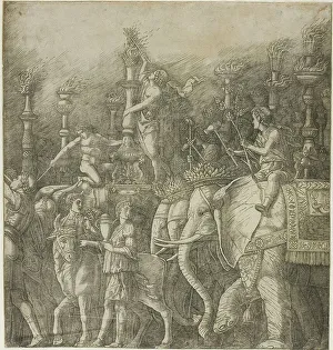 Caesar Julius Prints: The Triumph of Julius Caesar, c.1498. Creator: School of Andrea Mantegna