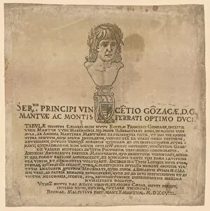 Andrea Andreani Italian Gallery: The Triumph of Julius Caesar: Frontispiece, 1593-99. Creator: Andrea Andreani (Italian