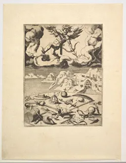 Coornhert Prints: The Triumph of Love from The Triumphs of Petrarch, ca. 1548-49. Creator: Unknown