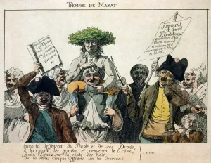 Placard Collection: The Triumph of Marat, 1793