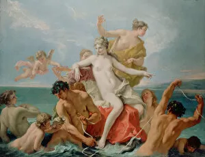 Roman Literature Gallery: Triumph of the Marine Venus, c. 1713. Artist: Ricci, Sebastiano (1659-1734)