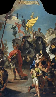 Prisoner Prints: The Triumph of Marius, 1729. Creator: Giovanni Battista Tiepolo