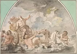 Charles Joseph Natoire Collection: The Triumph of Neptune, 1766 or later. Creator: Charles Joseph Natoire (French, 1700-1777)