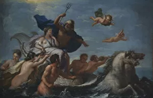 Classical Mythology Gallery: Triumph of Neptune and Amphitrite. Artist: De Matteis, Paolo (1662-1728)