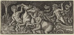 Hippocampi Prints: The Triumph of Neptune, c. 1490/1510. Creator: Peregrino da Cesena