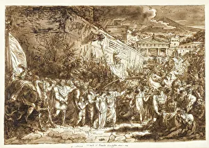 Consul Prints: The Triumph of Paulus Emilius, between circa 1812 and circa 1813. Creator: Felice Giani