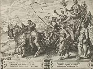 Heemskerck Maerten Van Gallery: The Triumph of Peace, from The Cycle of the Vicissitudes of Human Affairs, plate 8, 1564