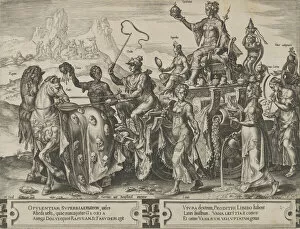 Maerten Heemskirck Gallery: The Triumph of the Riches, from The Cycle of the Vicissitudes of Human Affairs, plate 2