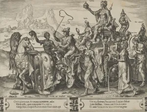 Maarten Jacobsz Van Heemskerck Gallery: The Triumph of the Riches, from The Cycle of the Vicissitudes of Human Affairs, plate 2