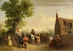 Gable Prints: Triumph of Stoffel Brinkerhoff, on His Return from His Conquests in the East, 1835