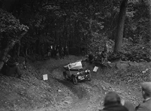 Uphill Climb Prints: Triumph taking part in a motoring trial, c1930s. Artist: Bill Brunell