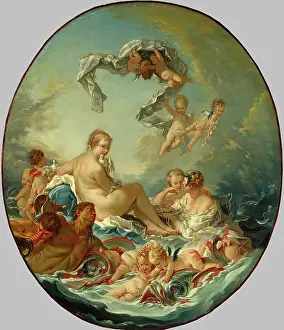 Franois Boucher Prints: Triumph of Venus, 1743. Creator: Francois Boucher, Circle of