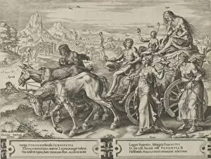 Maarten Van Gallery: The Triumph of Want, from The Cycle of the Vicissitudes of Human Affairs, plate 6, 1564