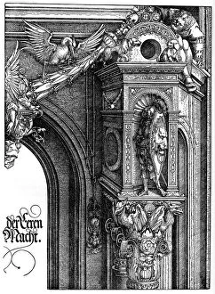 Images Dated 12th October 2007: The Triumphal Arch of Emperor Maximilian I, 1515, (1936). Artist: Albrecht Durer