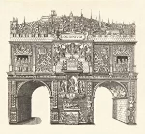 Triumphal Arch Erected in Honour of King Jamess Entrance into and passage through London, 1604