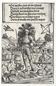 Wolf Traut Prints: The Triumphal Arch of Maximilian I: Emperor Maximilian as Patron of Improvements
