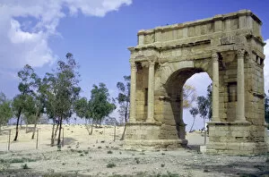 Tunisia Gallery: Triumphal Arch, Sbeitla, Tunisia
