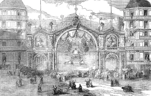 Napoleon Eugene Louis John Joseph Prints: Triumphal Arch at the Victoria-Avenue